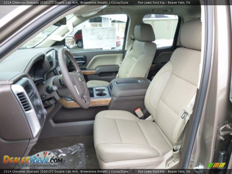 Front Seat of 2014 Chevrolet Silverado 1500 LTZ Double Cab 4x4 Photo #10
