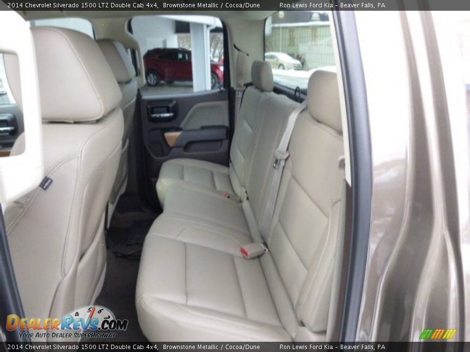 Rear Seat of 2014 Chevrolet Silverado 1500 LTZ Double Cab 4x4 Photo #11