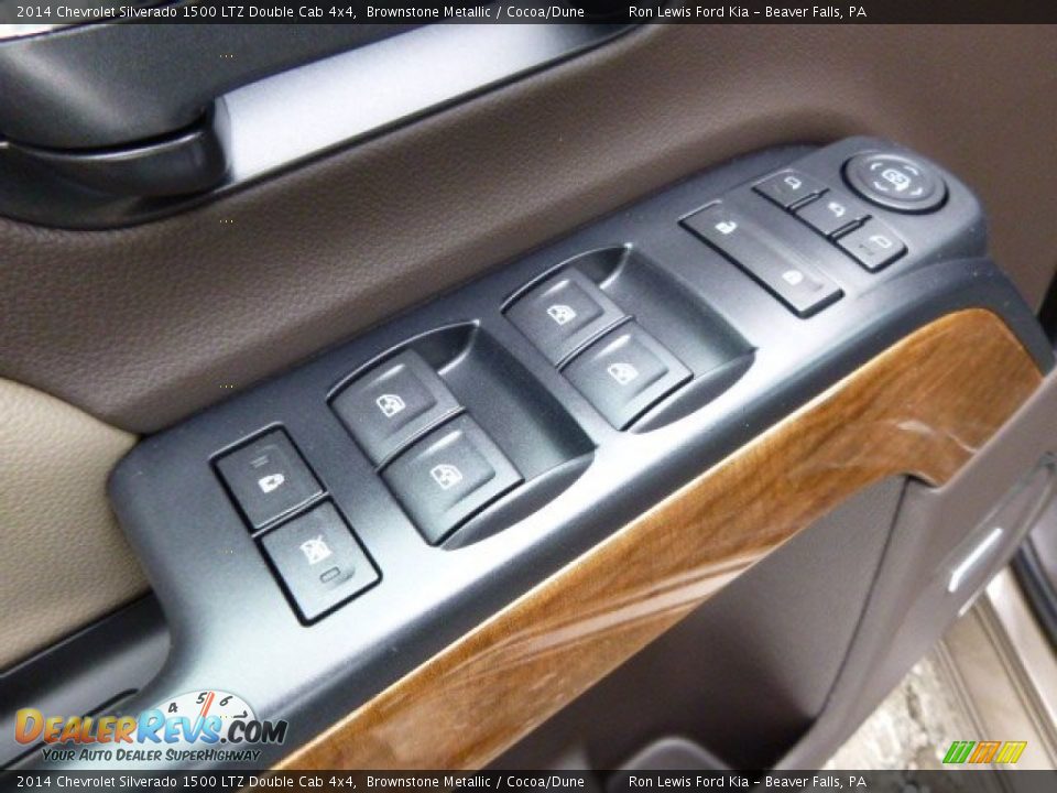 2014 Chevrolet Silverado 1500 LTZ Double Cab 4x4 Brownstone Metallic / Cocoa/Dune Photo #13