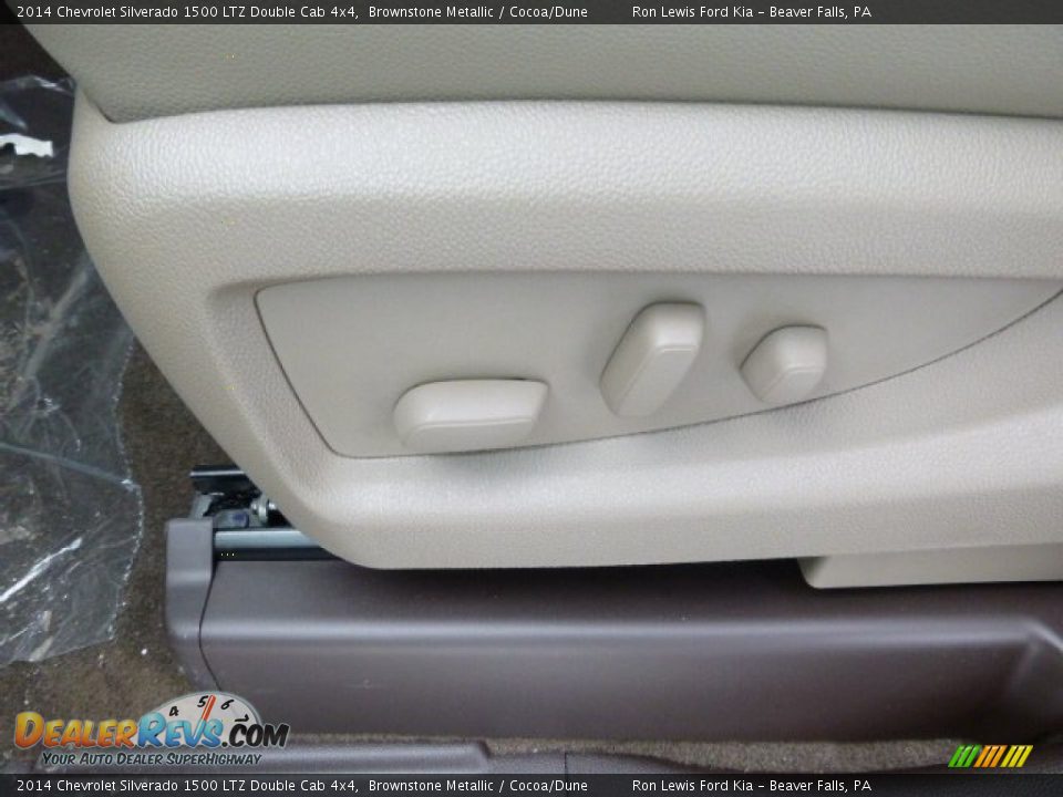 2014 Chevrolet Silverado 1500 LTZ Double Cab 4x4 Brownstone Metallic / Cocoa/Dune Photo #14