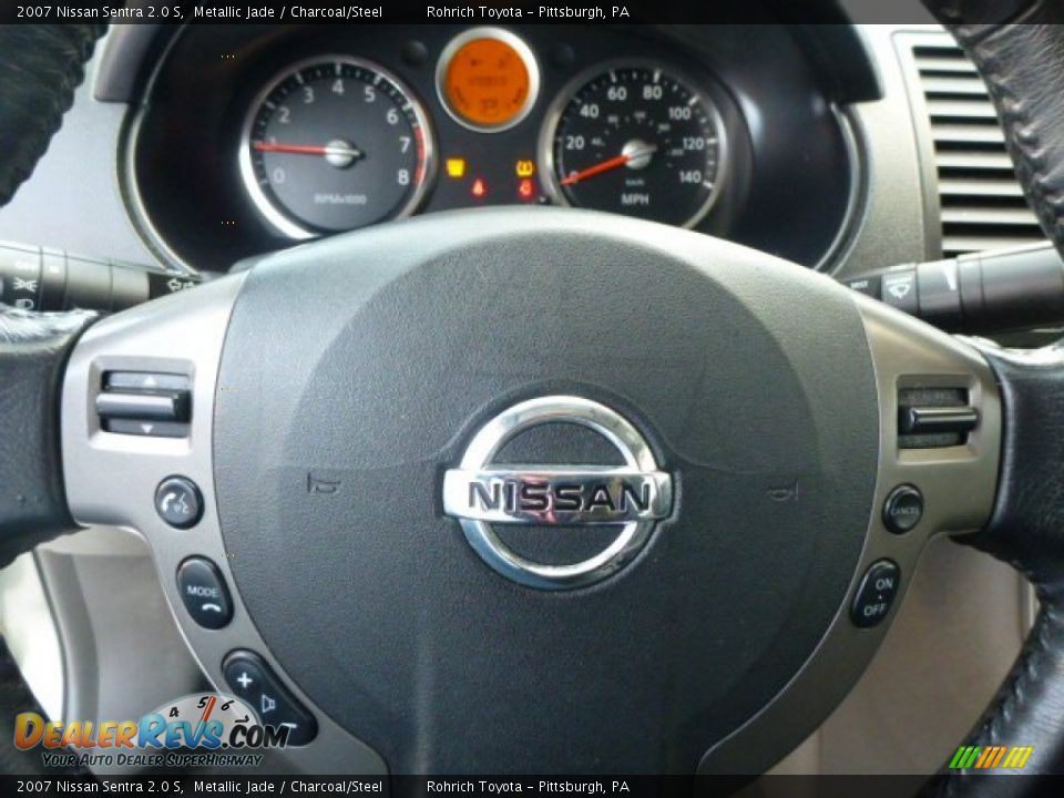 2007 Nissan Sentra 2.0 S Metallic Jade / Charcoal/Steel Photo #20