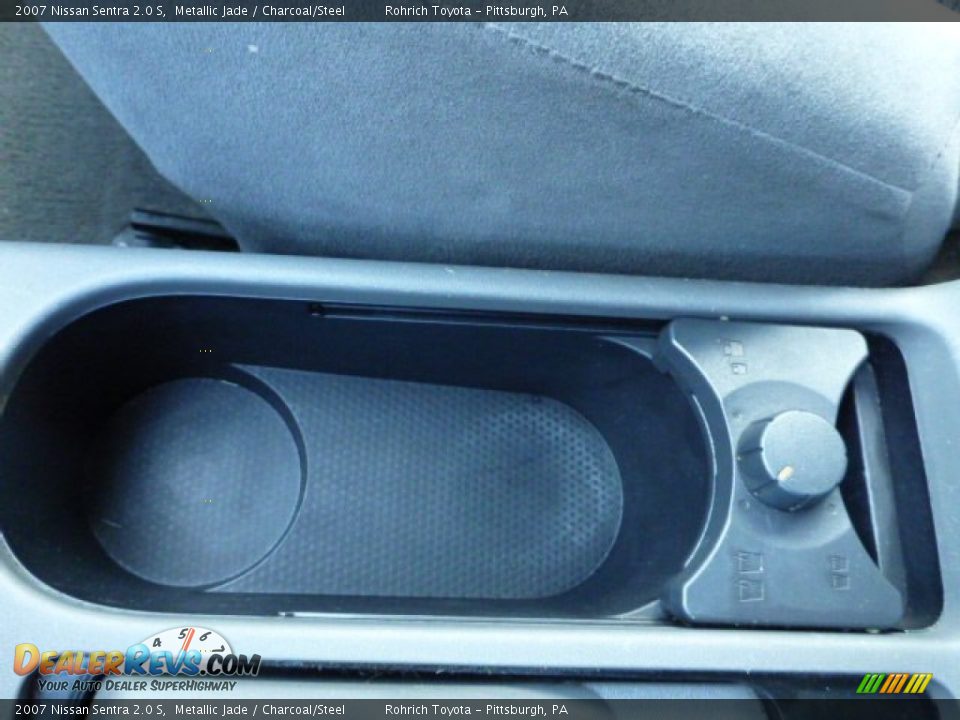 2007 Nissan Sentra 2.0 S Metallic Jade / Charcoal/Steel Photo #22