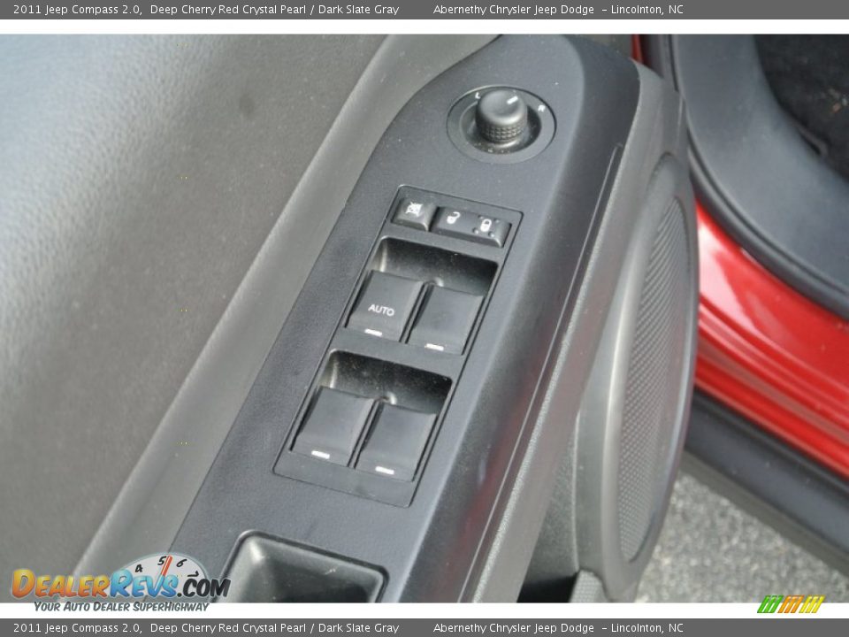 2011 Jeep Compass 2.0 Deep Cherry Red Crystal Pearl / Dark Slate Gray Photo #11