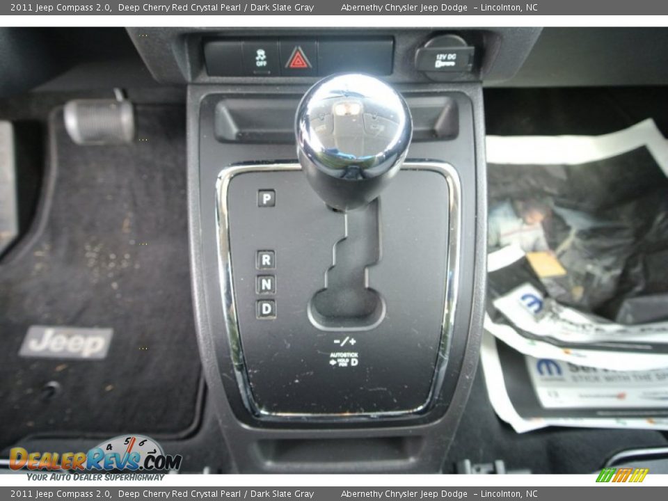 2011 Jeep Compass 2.0 Deep Cherry Red Crystal Pearl / Dark Slate Gray Photo #12
