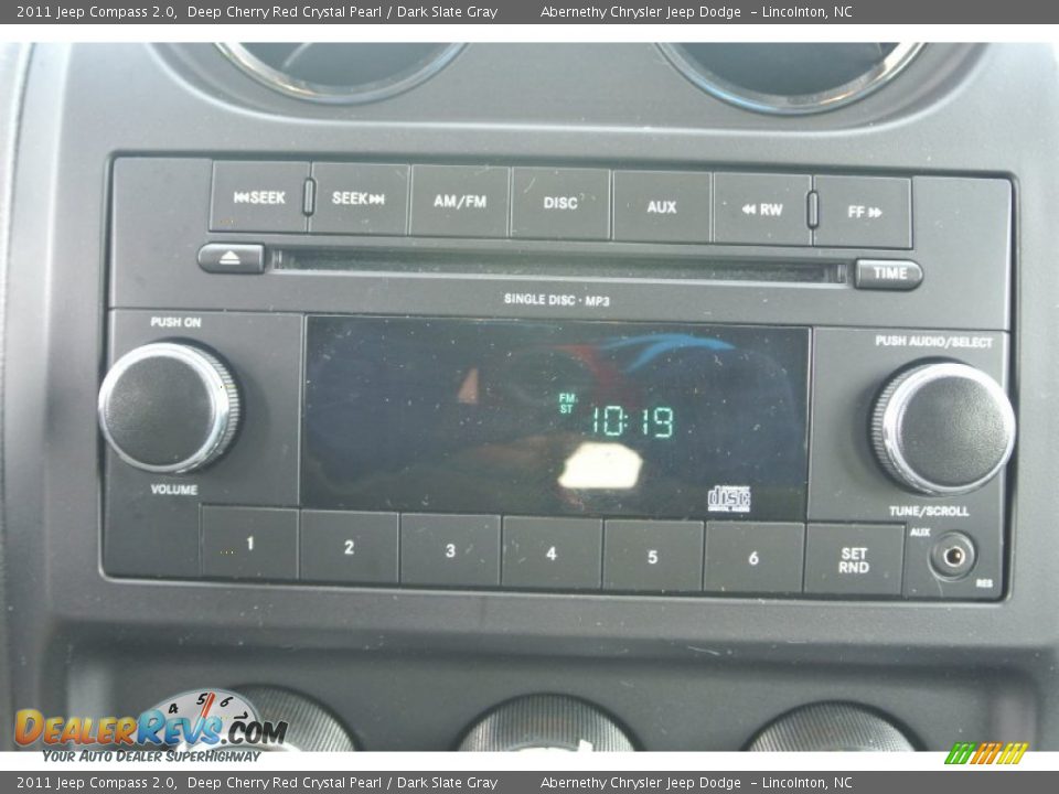 2011 Jeep Compass 2.0 Deep Cherry Red Crystal Pearl / Dark Slate Gray Photo #14