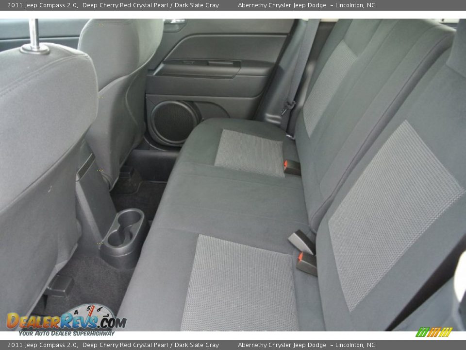 2011 Jeep Compass 2.0 Deep Cherry Red Crystal Pearl / Dark Slate Gray Photo #17
