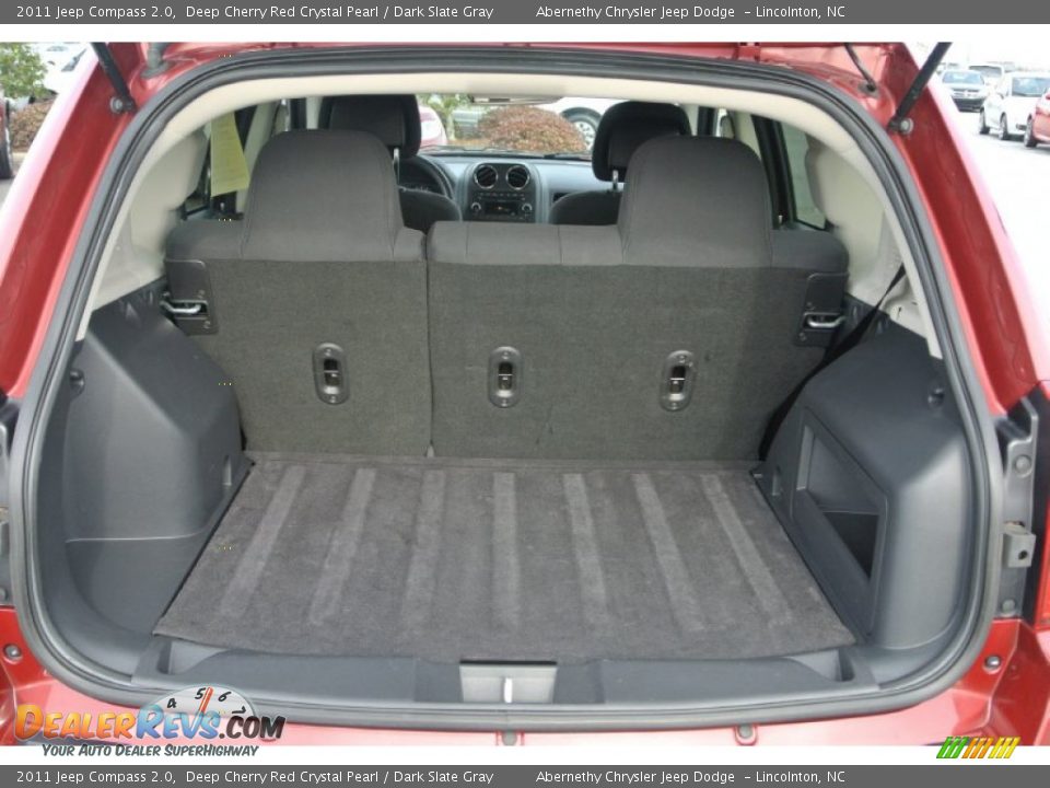 2011 Jeep Compass 2.0 Deep Cherry Red Crystal Pearl / Dark Slate Gray Photo #18