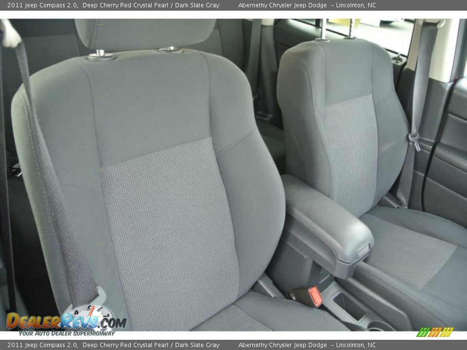 2011 Jeep Compass 2.0 Deep Cherry Red Crystal Pearl / Dark Slate Gray Photo #20