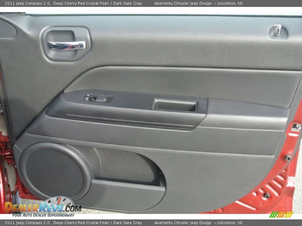 2011 Jeep Compass 2.0 Deep Cherry Red Crystal Pearl / Dark Slate Gray Photo #21