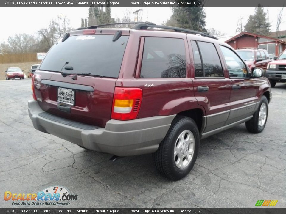 2000 Jeep Grand Cherokee Laredo 4x4 Sienna Pearlcoat / Agate Photo #5