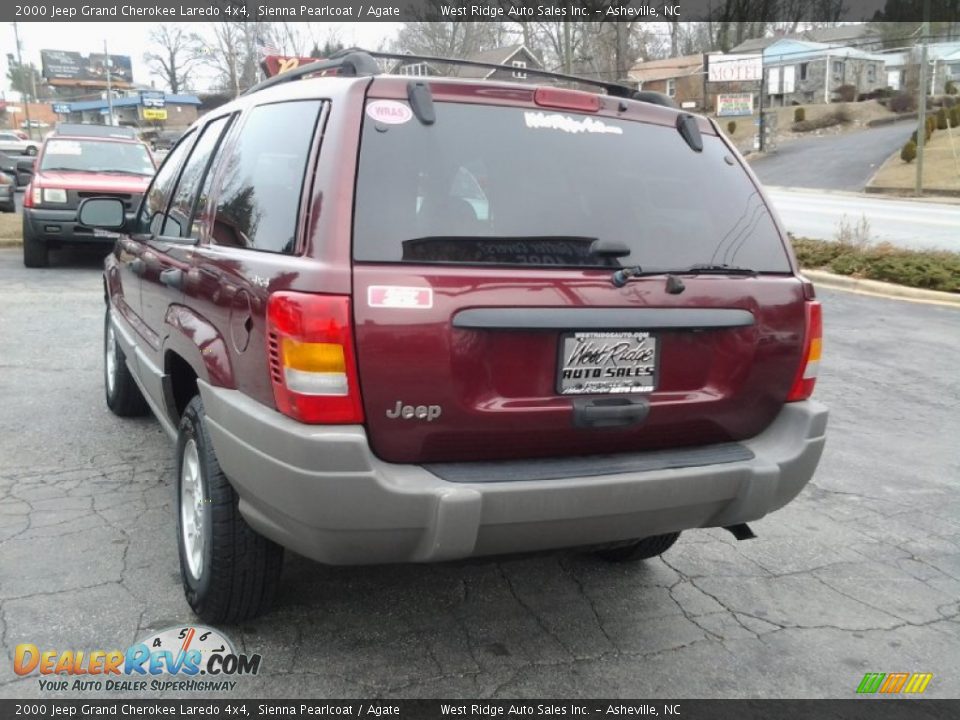2000 Jeep Grand Cherokee Laredo 4x4 Sienna Pearlcoat / Agate Photo #8