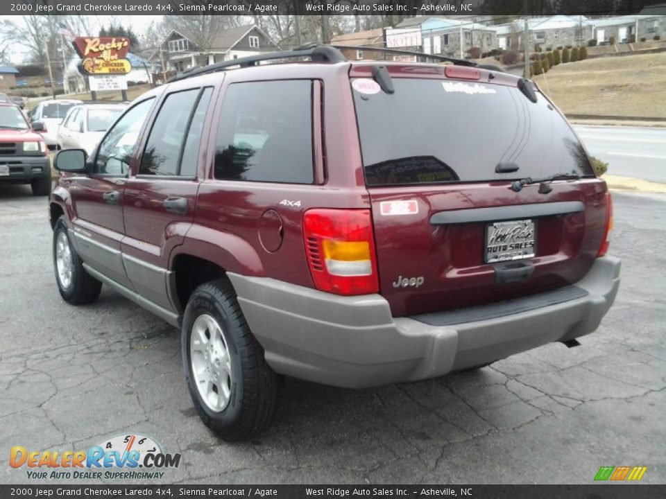 2000 Jeep Grand Cherokee Laredo 4x4 Sienna Pearlcoat / Agate Photo #9