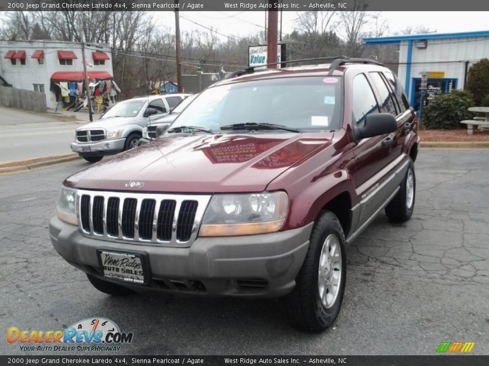 2000 Jeep Grand Cherokee Laredo 4x4 Sienna Pearlcoat / Agate Photo #14