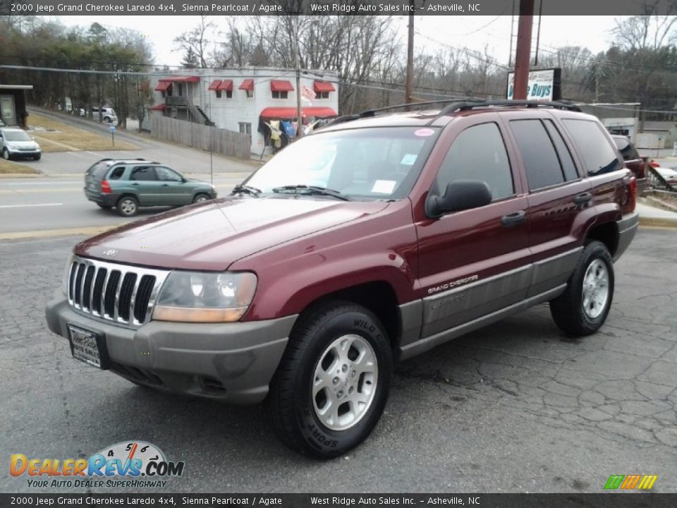 2000 Jeep Grand Cherokee Laredo 4x4 Sienna Pearlcoat / Agate Photo #16