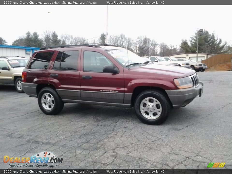 2000 Jeep Grand Cherokee Laredo 4x4 Sienna Pearlcoat / Agate Photo #17