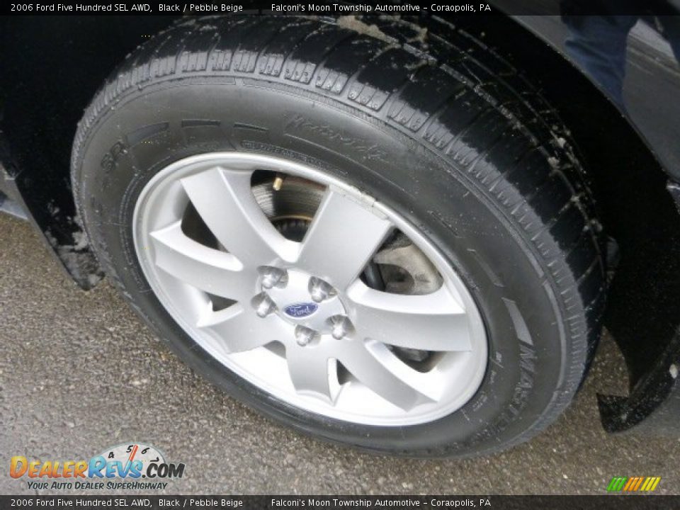 2006 Ford Five Hundred SEL AWD Black / Pebble Beige Photo #9