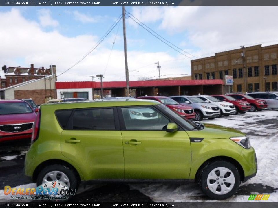 2014 Kia Soul 1.6 Alien 2 / Black Diamond Woven Cloth Photo #1