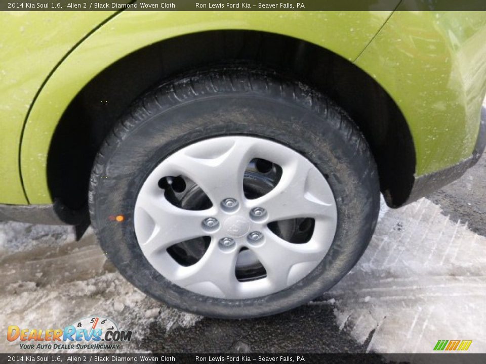 2014 Kia Soul 1.6 Alien 2 / Black Diamond Woven Cloth Photo #9