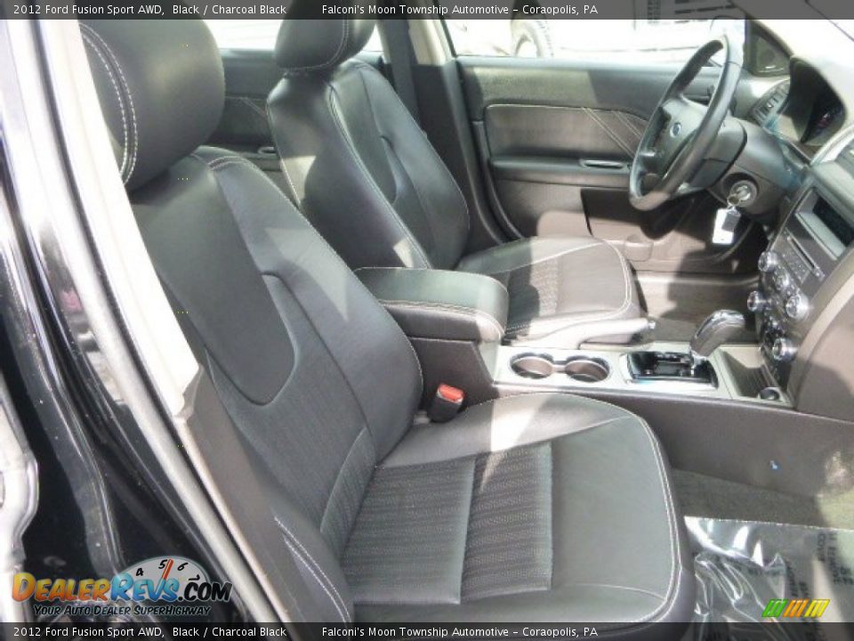Front Seat of 2012 Ford Fusion Sport AWD Photo #10