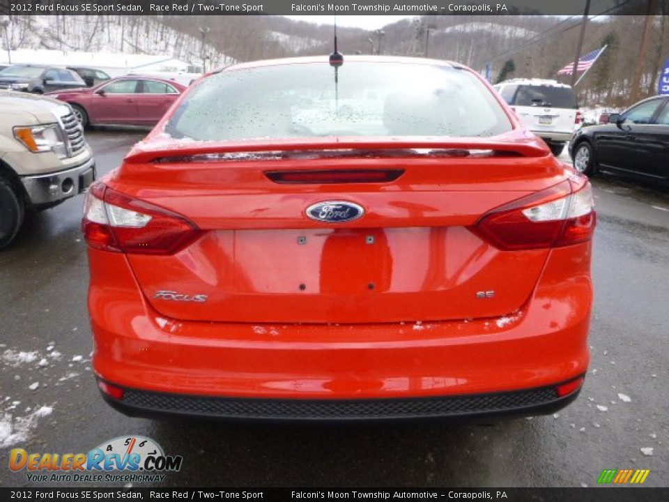 2012 Ford Focus SE Sport Sedan Race Red / Two-Tone Sport Photo #3