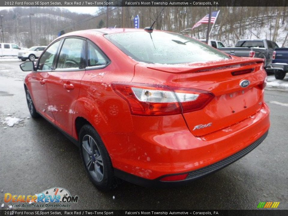 2012 Ford Focus SE Sport Sedan Race Red / Two-Tone Sport Photo #4