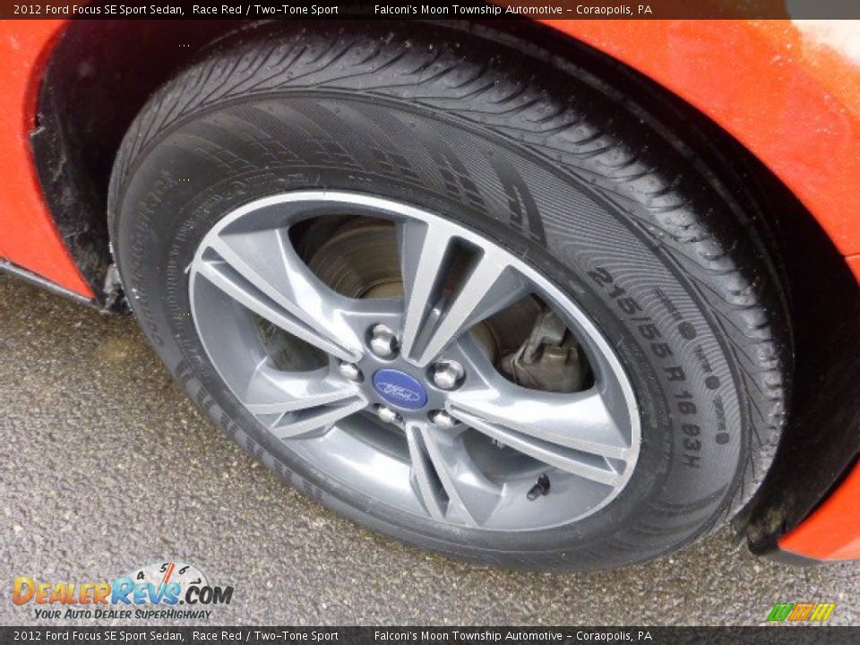 2012 Ford Focus SE Sport Sedan Race Red / Two-Tone Sport Photo #9
