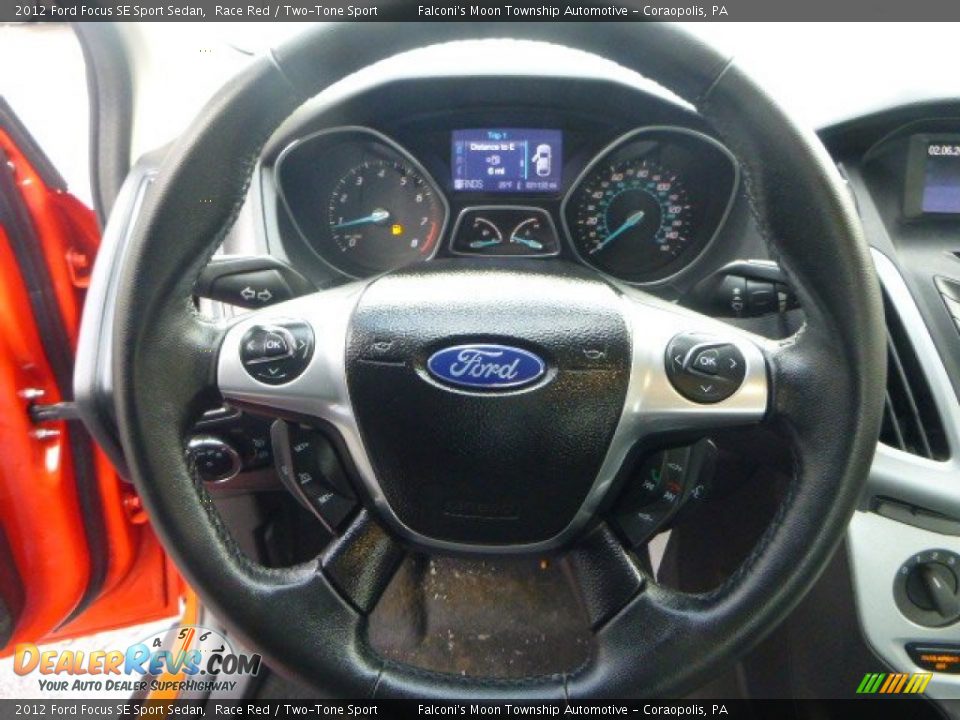 2012 Ford Focus SE Sport Sedan Race Red / Two-Tone Sport Photo #22