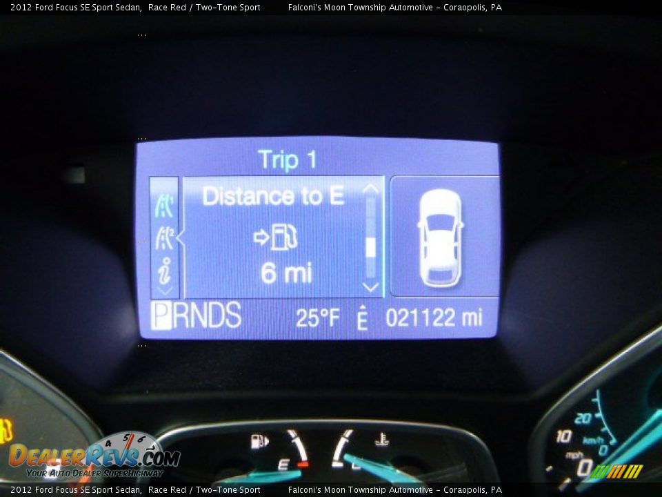 2012 Ford Focus SE Sport Sedan Race Red / Two-Tone Sport Photo #24