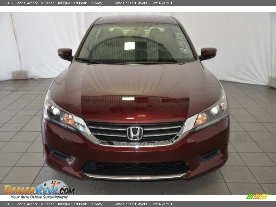 2014 Honda Accord LX Sedan Basque Red Pearl II / Ivory Photo #2