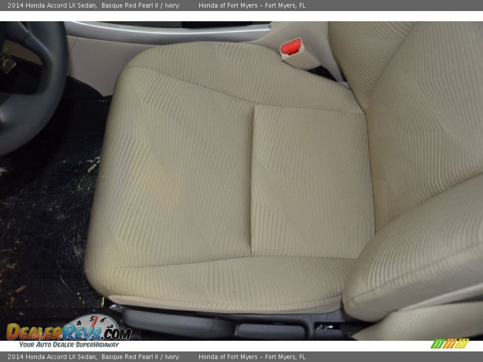 2014 Honda Accord LX Sedan Basque Red Pearl II / Ivory Photo #12