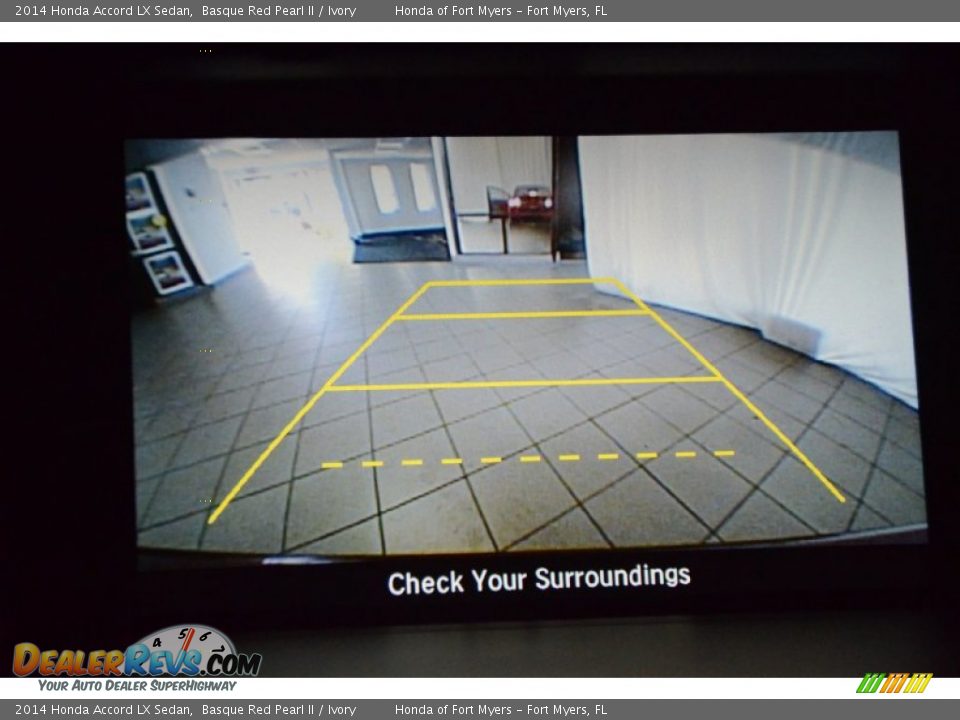 2014 Honda Accord LX Sedan Basque Red Pearl II / Ivory Photo #17
