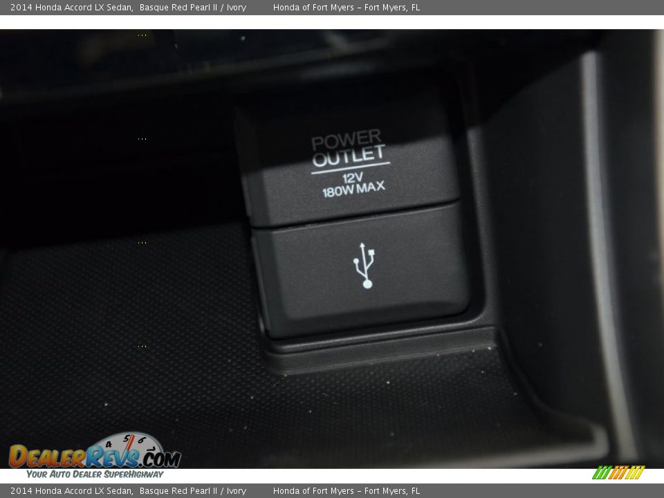 2014 Honda Accord LX Sedan Basque Red Pearl II / Ivory Photo #19