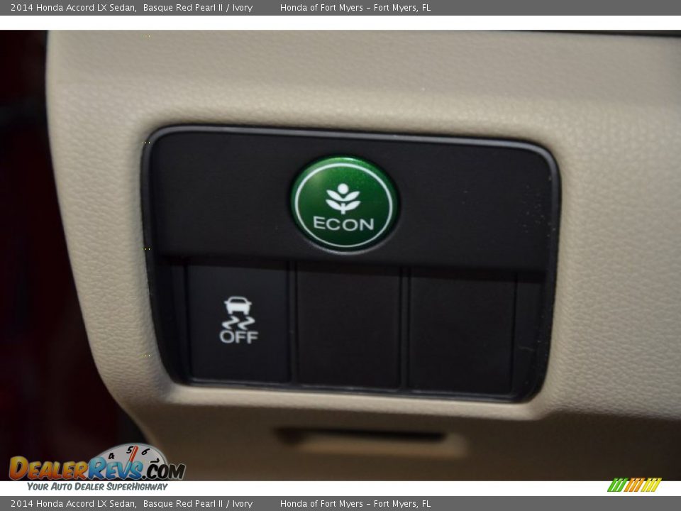 2014 Honda Accord LX Sedan Basque Red Pearl II / Ivory Photo #24