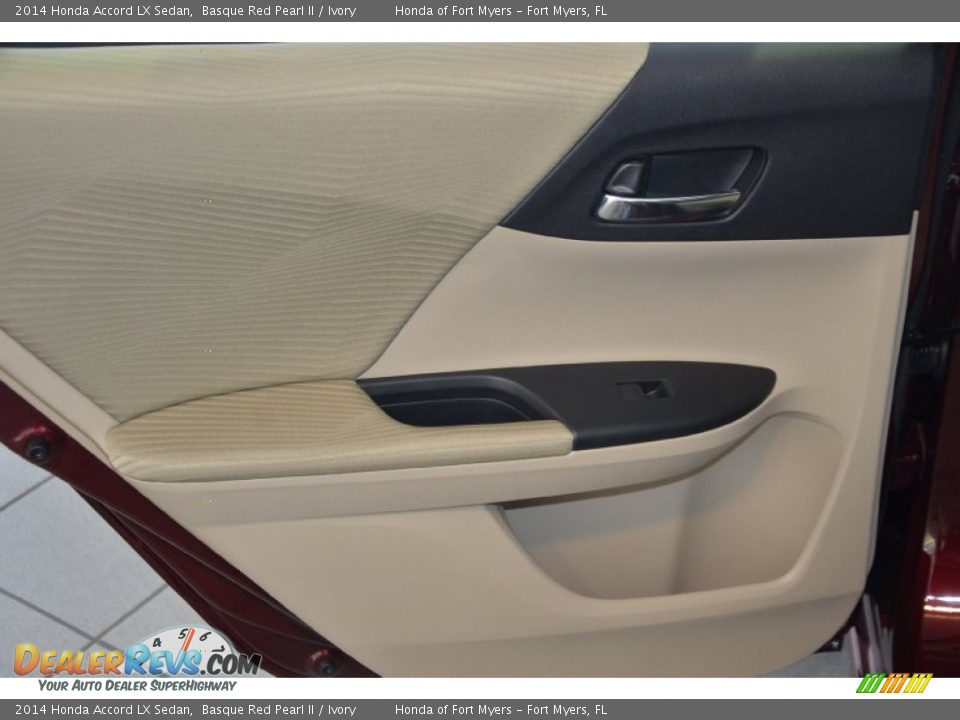 2014 Honda Accord LX Sedan Basque Red Pearl II / Ivory Photo #25