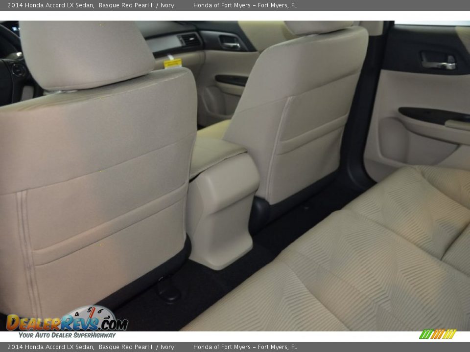 2014 Honda Accord LX Sedan Basque Red Pearl II / Ivory Photo #26