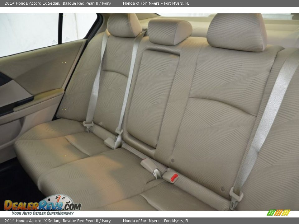 2014 Honda Accord LX Sedan Basque Red Pearl II / Ivory Photo #27