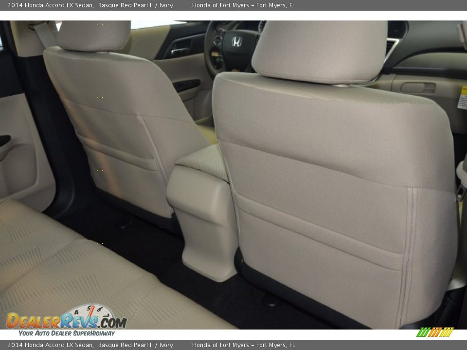 2014 Honda Accord LX Sedan Basque Red Pearl II / Ivory Photo #29