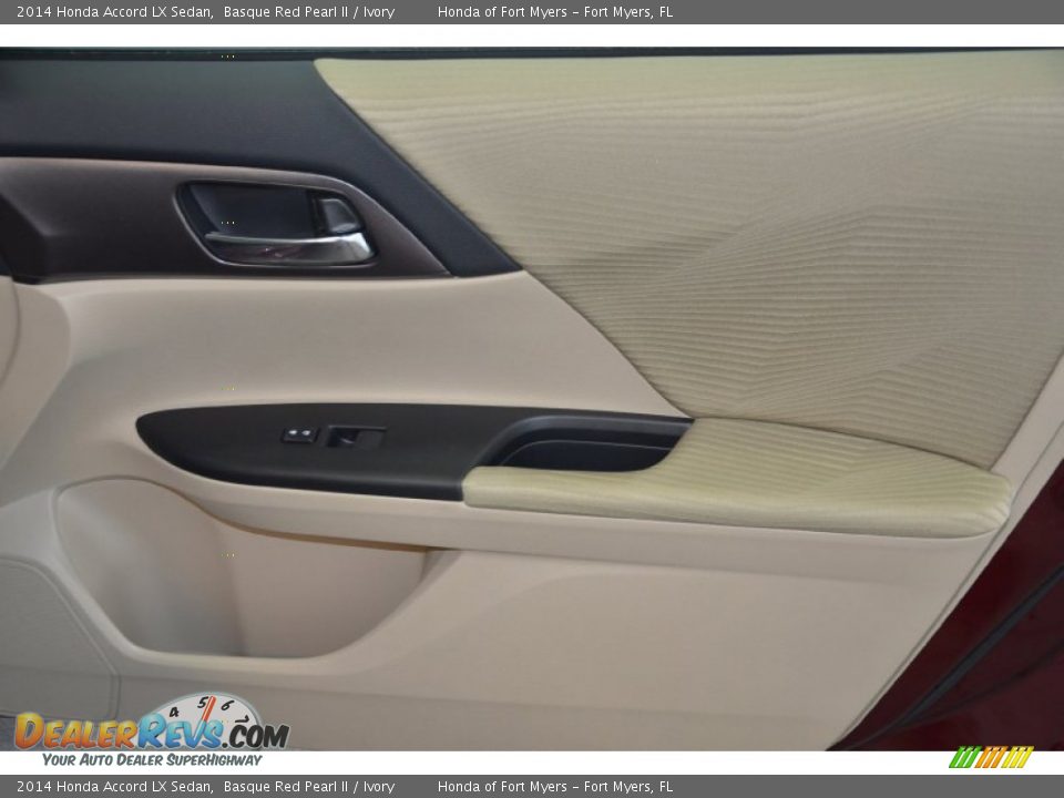 2014 Honda Accord LX Sedan Basque Red Pearl II / Ivory Photo #30