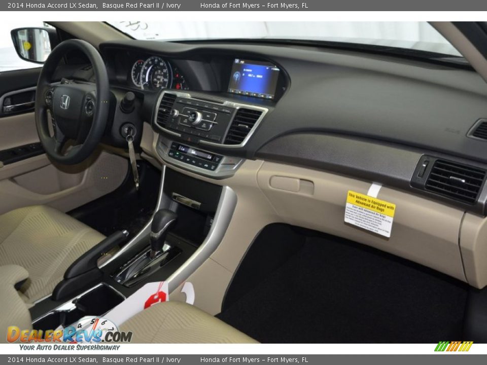 2014 Honda Accord LX Sedan Basque Red Pearl II / Ivory Photo #31