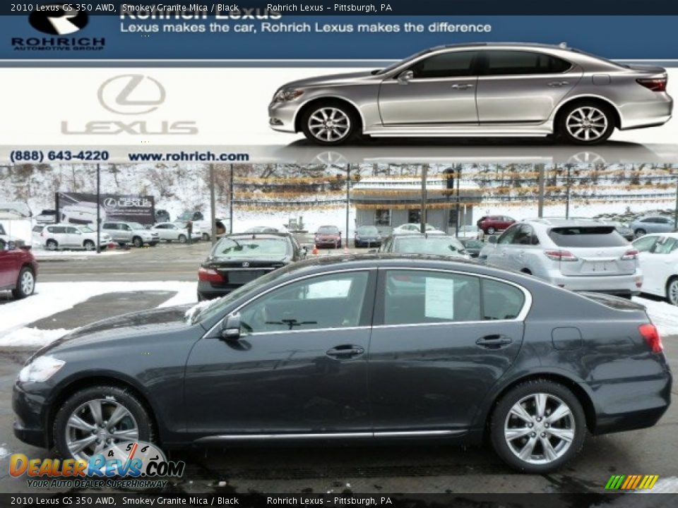 2010 Lexus GS 350 AWD Smokey Granite Mica / Black Photo #1