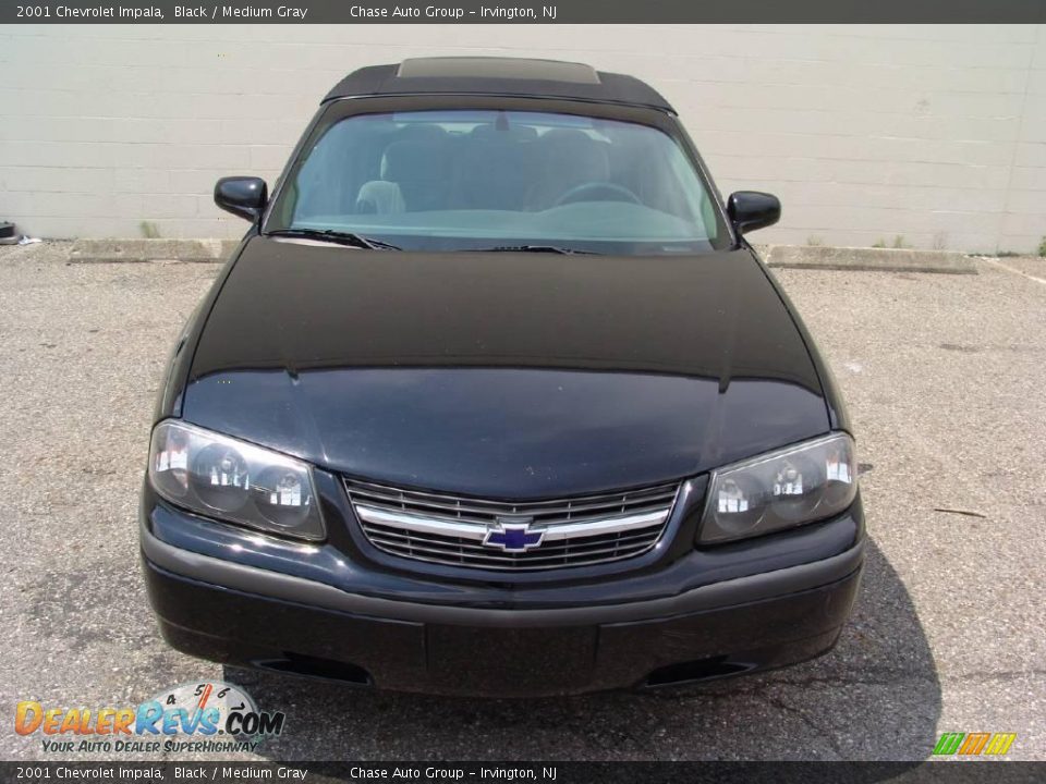 2001 Chevrolet Impala Black / Medium Gray Photo #4