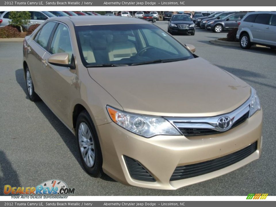 2012 Toyota Camry LE Sandy Beach Metallic / Ivory Photo #2