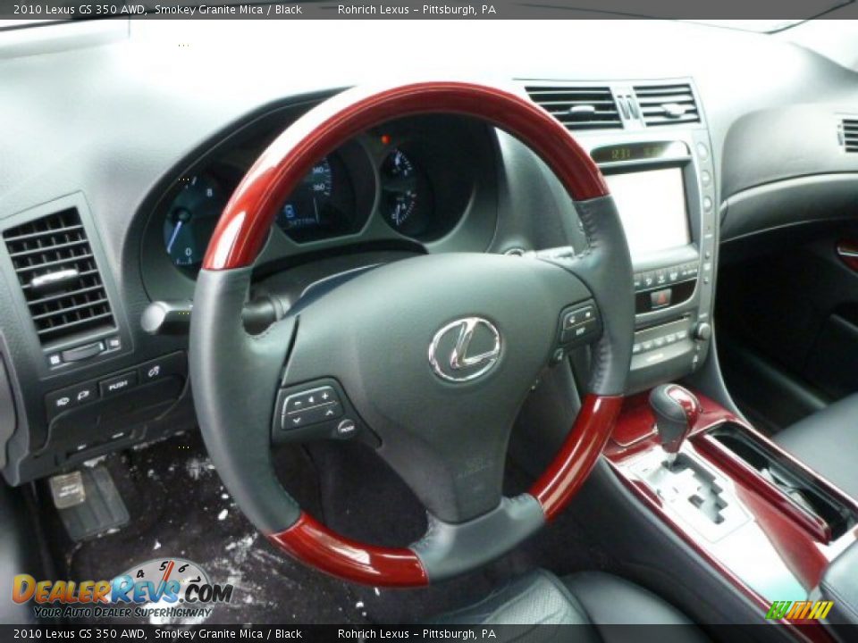 2010 Lexus GS 350 AWD Smokey Granite Mica / Black Photo #6
