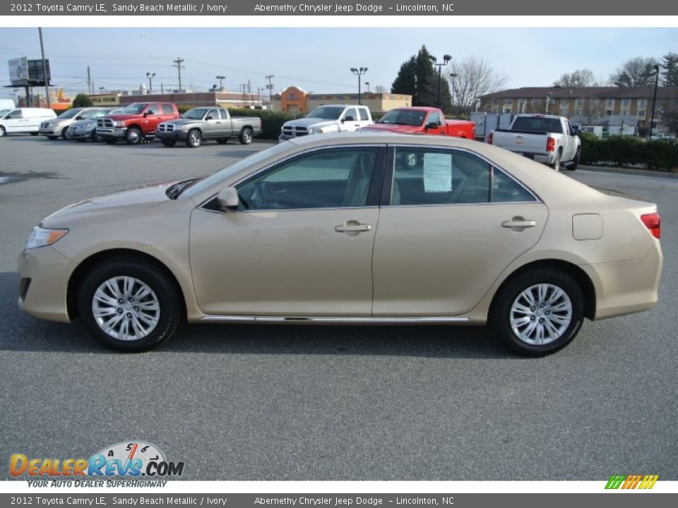 2012 Toyota Camry LE Sandy Beach Metallic / Ivory Photo #3