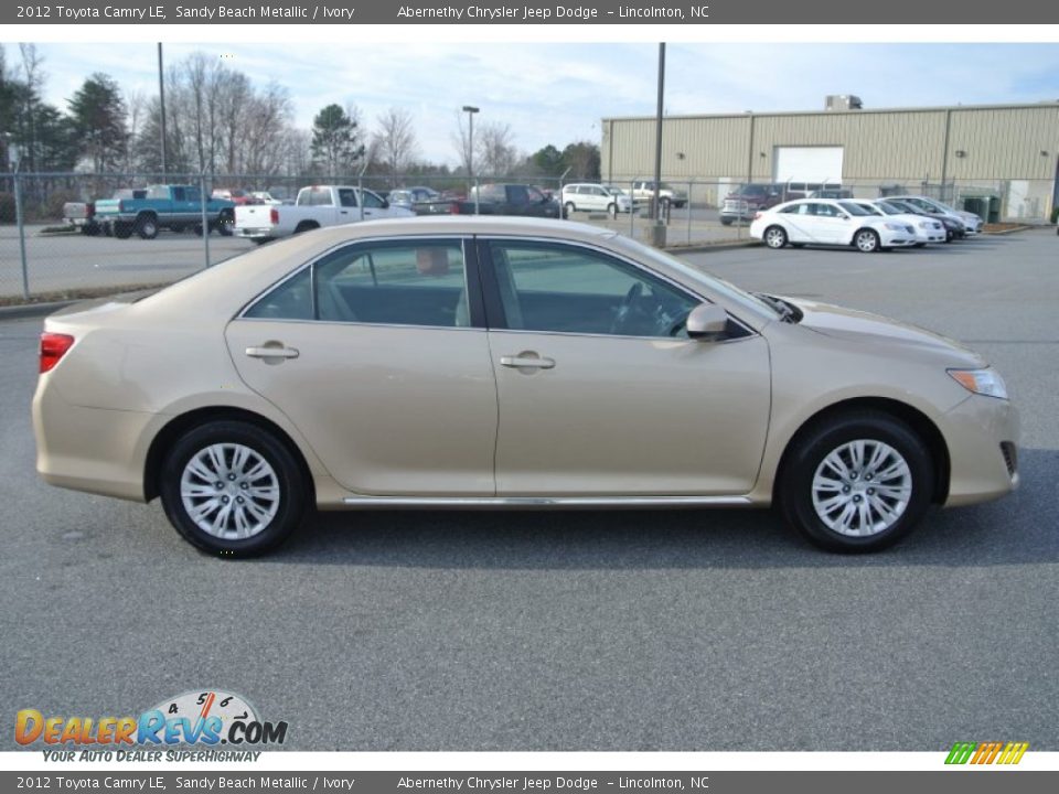 2012 Toyota Camry LE Sandy Beach Metallic / Ivory Photo #6