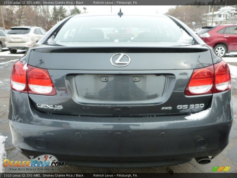 2010 Lexus GS 350 AWD Smokey Granite Mica / Black Photo #10