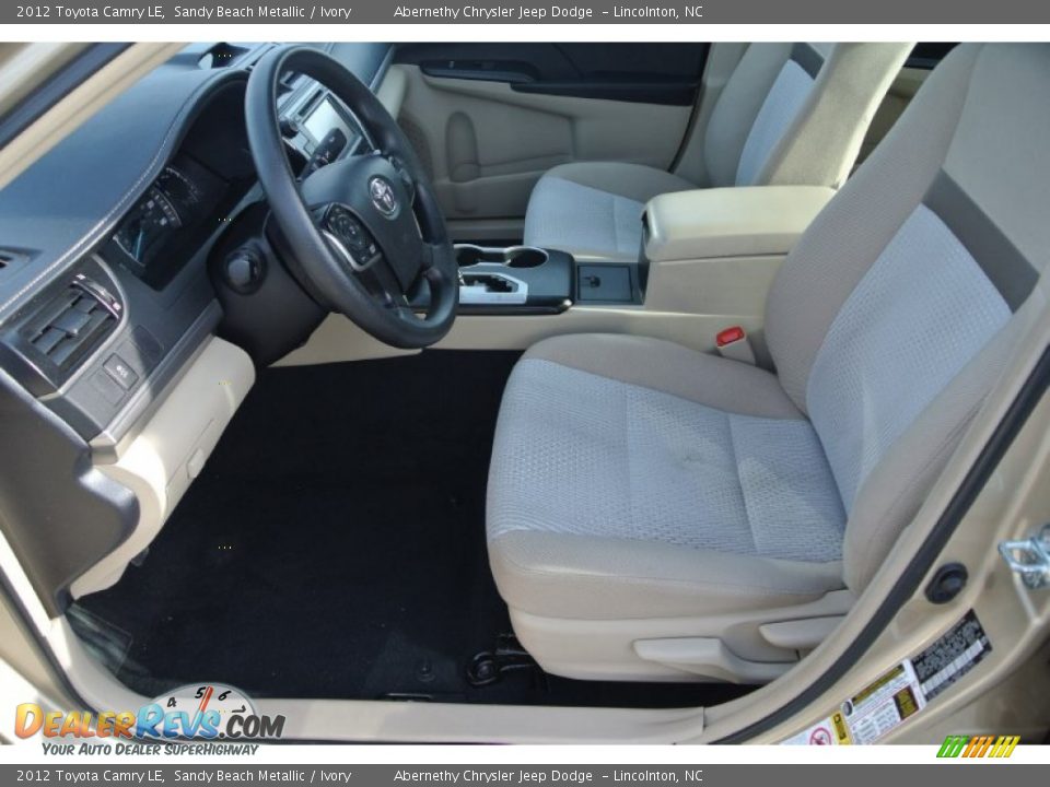 2012 Toyota Camry LE Sandy Beach Metallic / Ivory Photo #8
