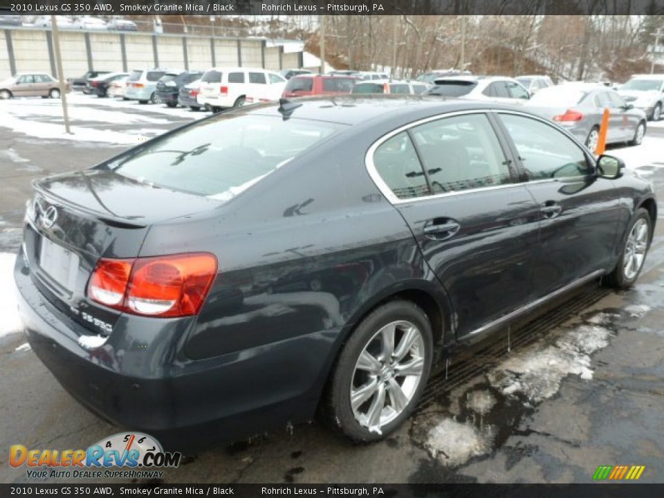 2010 Lexus GS 350 AWD Smokey Granite Mica / Black Photo #11