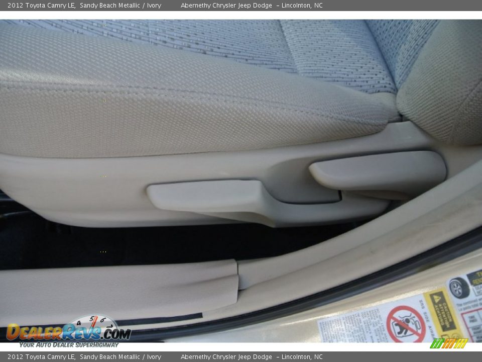 2012 Toyota Camry LE Sandy Beach Metallic / Ivory Photo #9