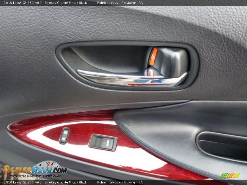 2010 Lexus GS 350 AWD Smokey Granite Mica / Black Photo #14